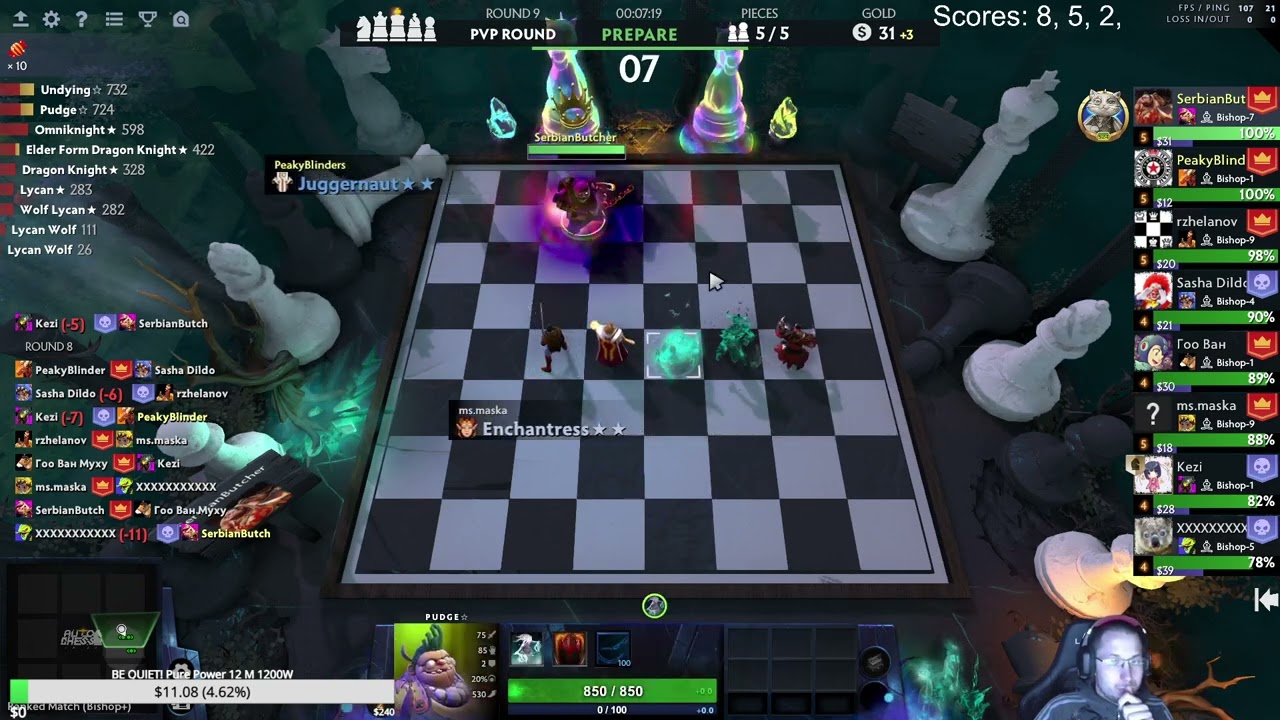 Great 9 UNDEADS!! Dota Auto Chess! Season 30!