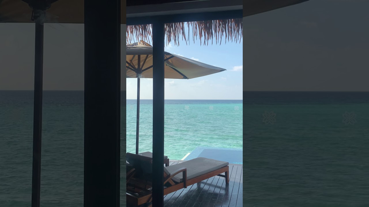 Water villa with private pool (maldives the residence falhumaafushi hotel)