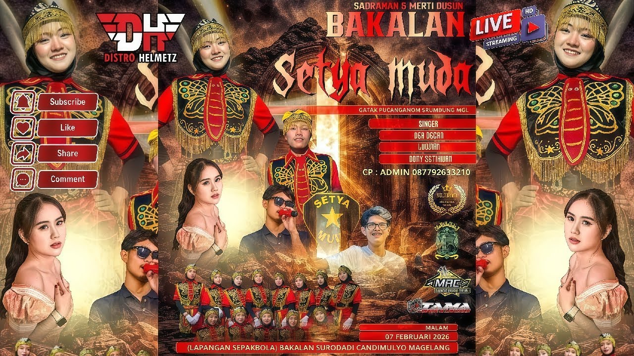 LIVESTREAMING SETYA MUDA LIVE DUSUN BAKALAN DESA SURODADI CANDIMULYO MAGELANG