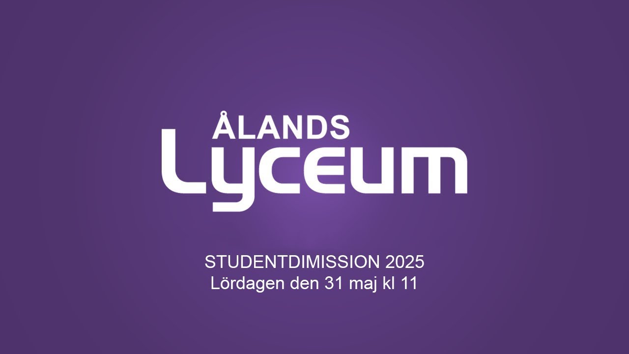 Ålands lyceum - studentdimission 2025