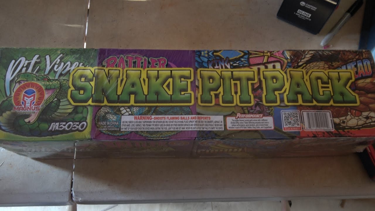 Snake Pit Pack (4) 25s 200g cakes by Magnus
