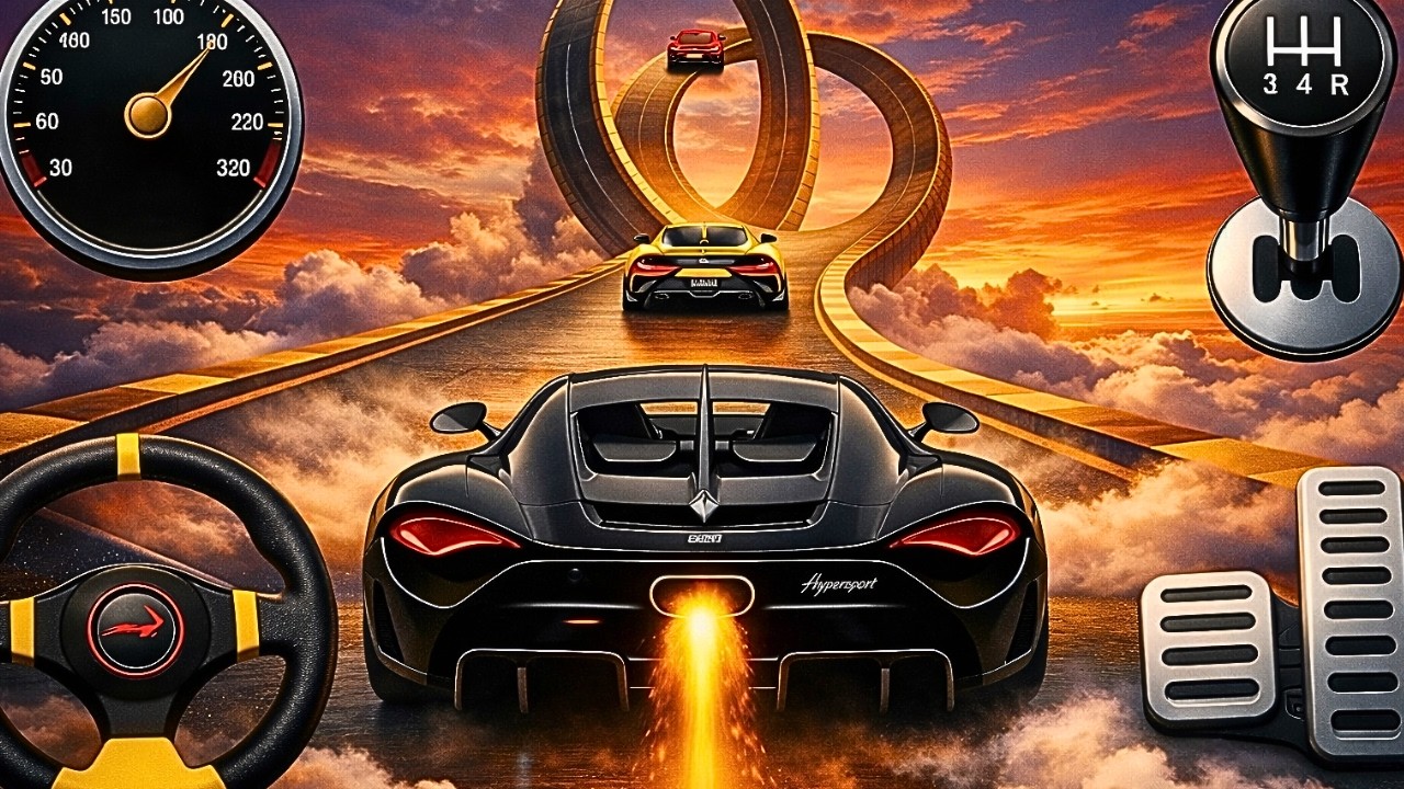 😱🤯 999+ KM/H NITRO SPEED! (IMPOSSIBLE RAMP) | GT Car Stunt Master 🚀