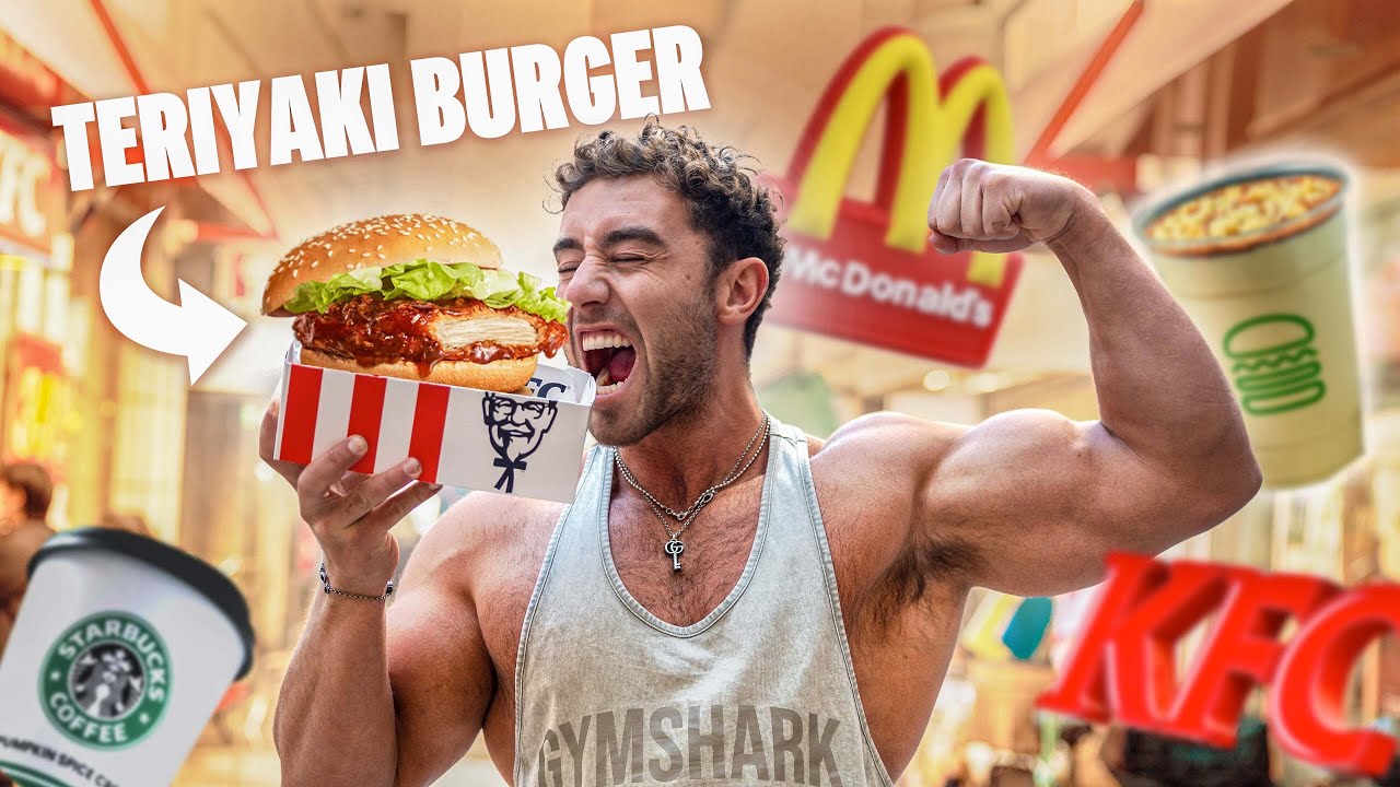 EATING JAPANESE FAST FOOD FOR 24 HOURS | 5000+ Calories | Epic Cheat Day