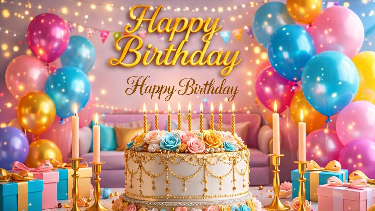 Happy Birthday To You - Happy Birthday - Happy Birthday - Happy Birthday To You...!