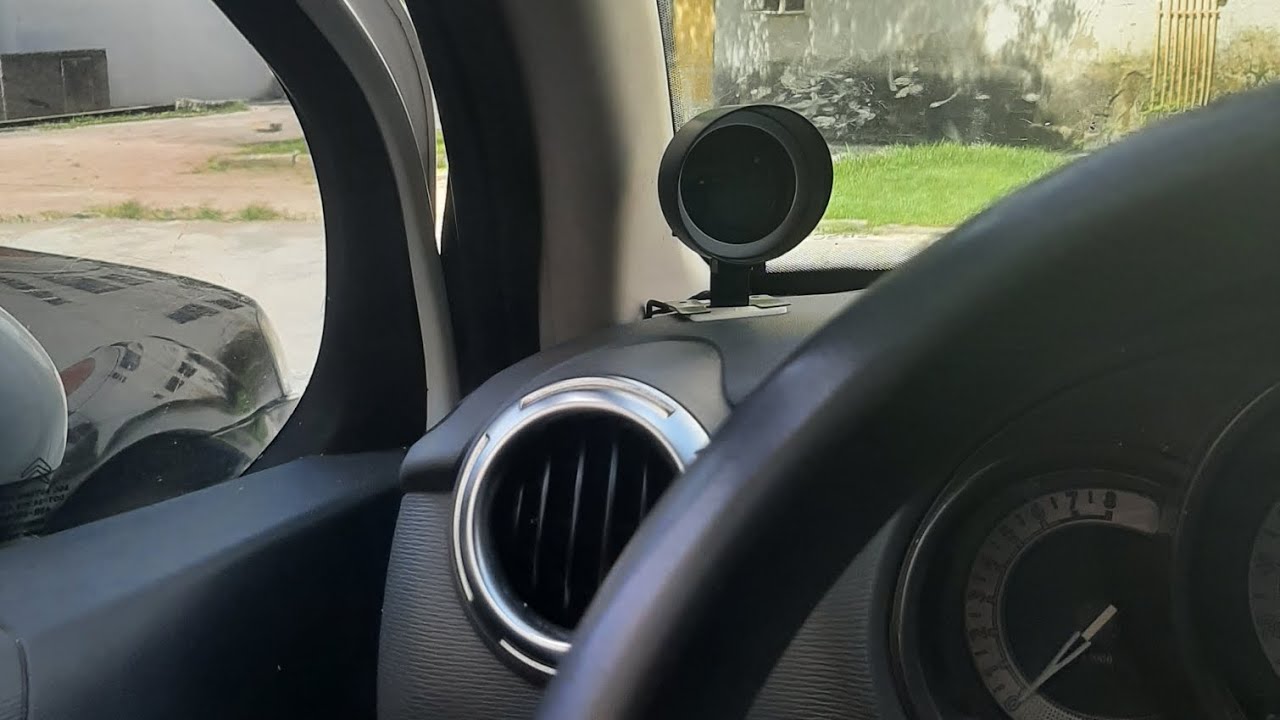 Instalando marcador de temperatura digital no Citroen C3 Tendance 1.5 8v 2014 