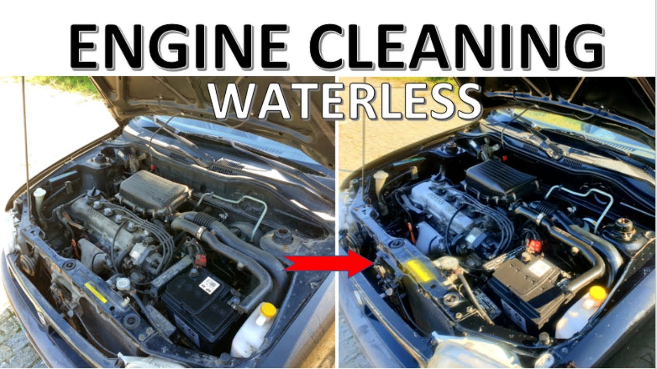 1994 Nissan Micra Engine Bay Cleaning - WaterLess