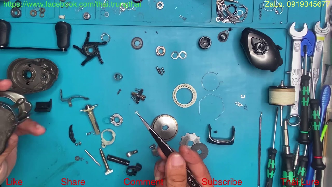 Vệ sinh bảo dưỡng Shimano EXCENSE DC (2012)