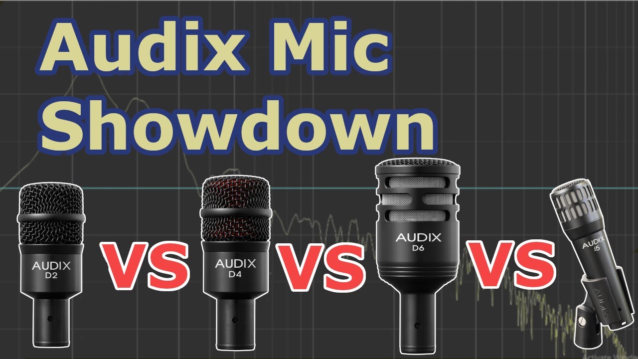 Audix tom mic comparison