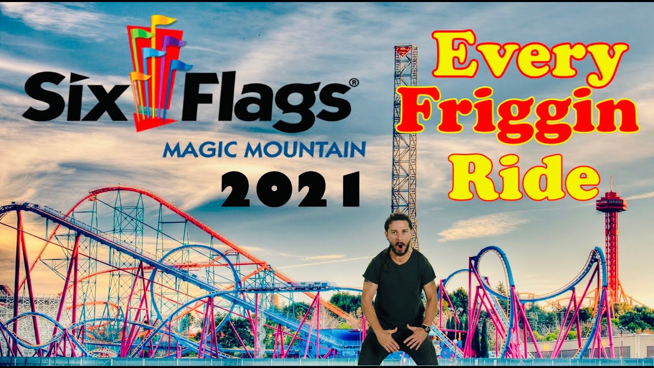 Six Flags Magic Mountain! ALL RIDES CHALLENGE! (Do it!)