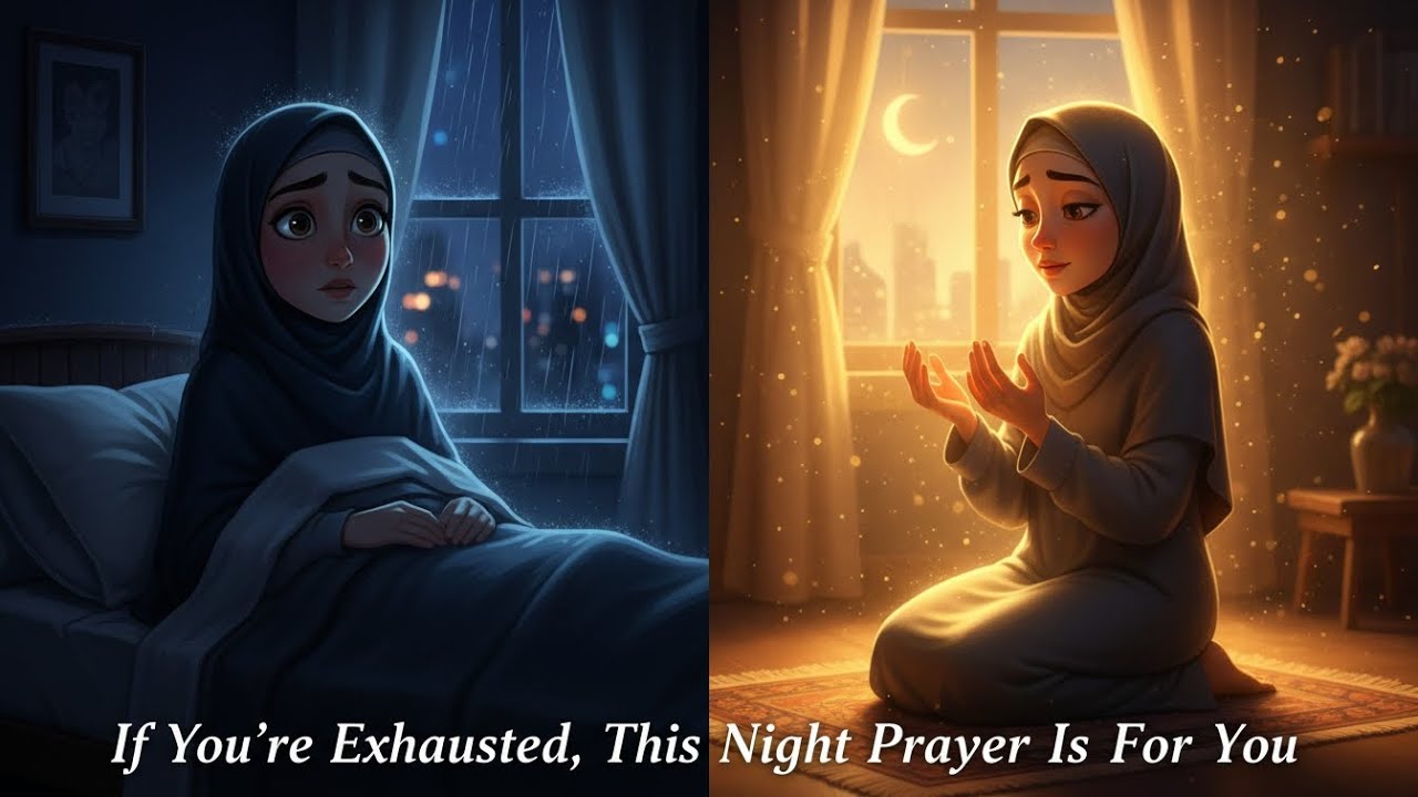 If You’re Exhausted, This Night Prayer Is For You | The Power of Tahajjud Prayer #tawakkul#tahajjud