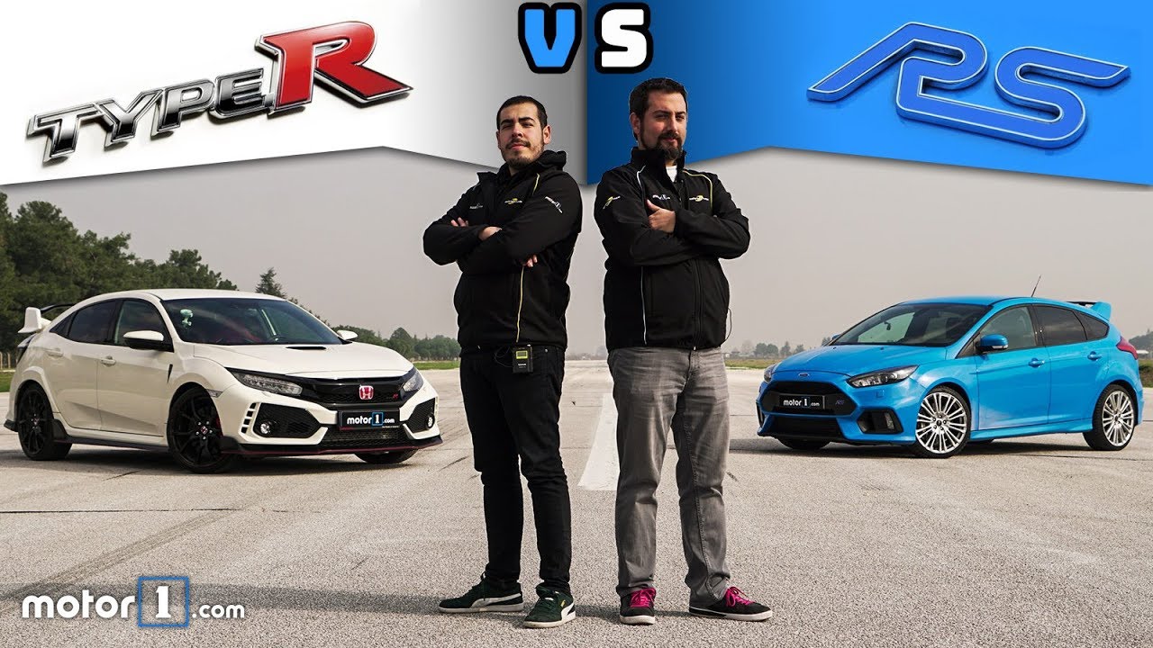 Honda Civic Type R vs. Ford Focus RS | Drag & Rolling Yarışı !