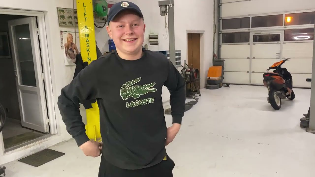 Ny motor på lærlings hot med Athena krumtap
