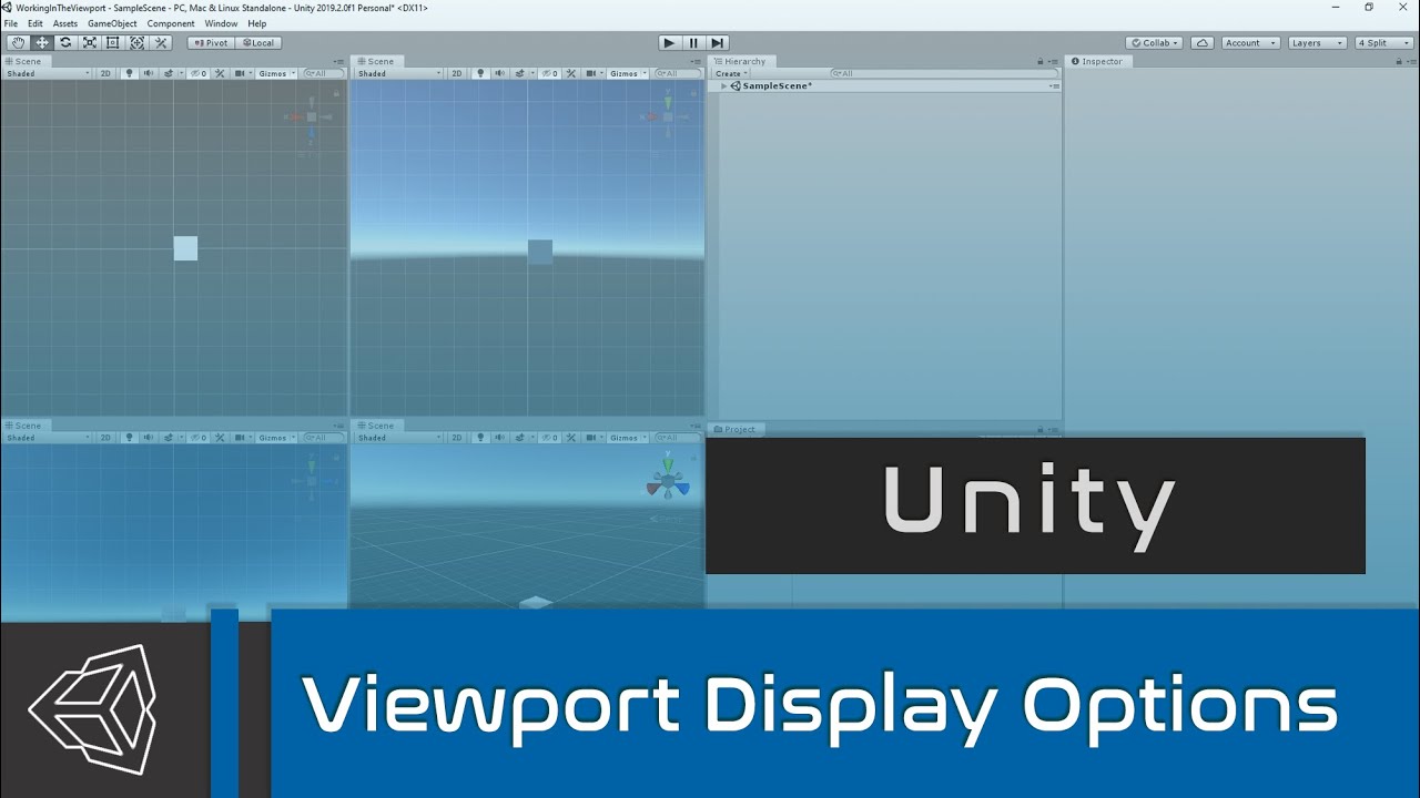 Unity - Viewport Display Options
