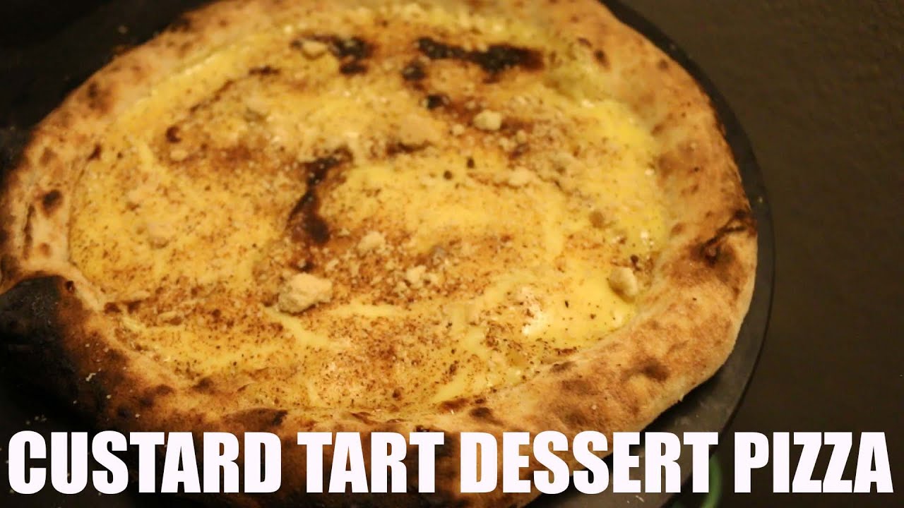 Woodfired Custard Tart Dessert Pizza