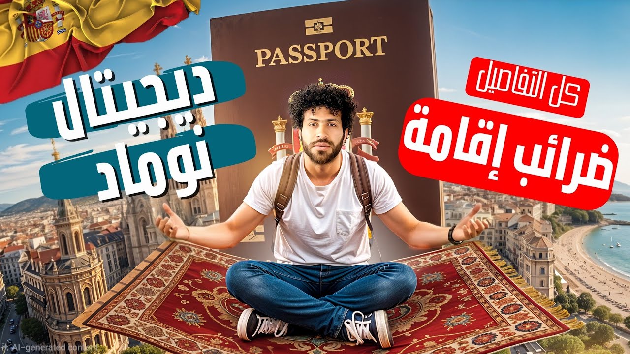بالتفصيل ضرائب إقامة ديجيتال نوماد | 2025 Digital Nomad Visa 🇪🇸