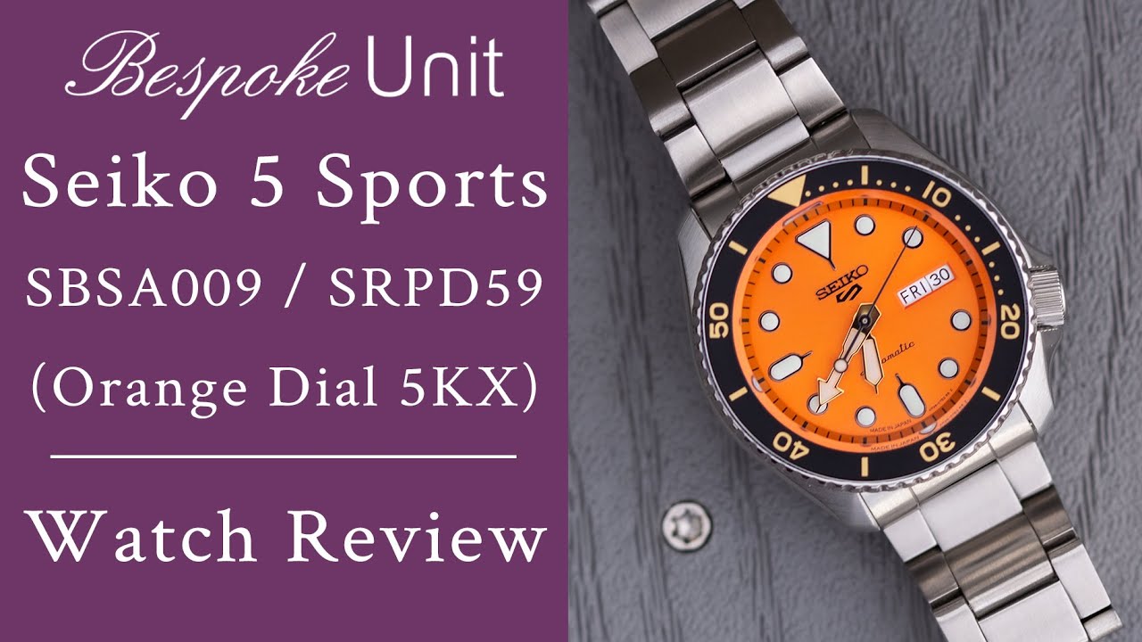 Обзор Seiko SRPD59 (SBSA009): дайверские часы Orange 5KX, сделанные в Японии