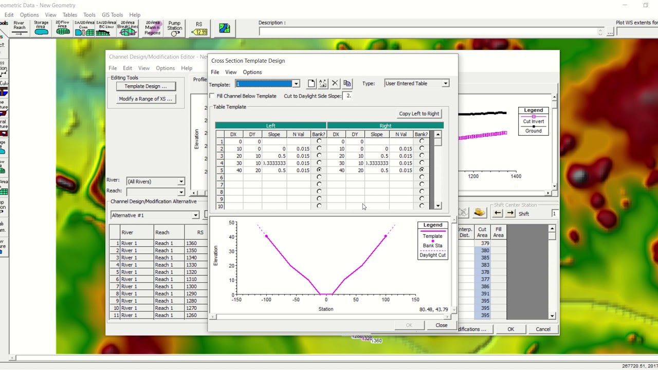 Channel Design Tool   Hec-RAS