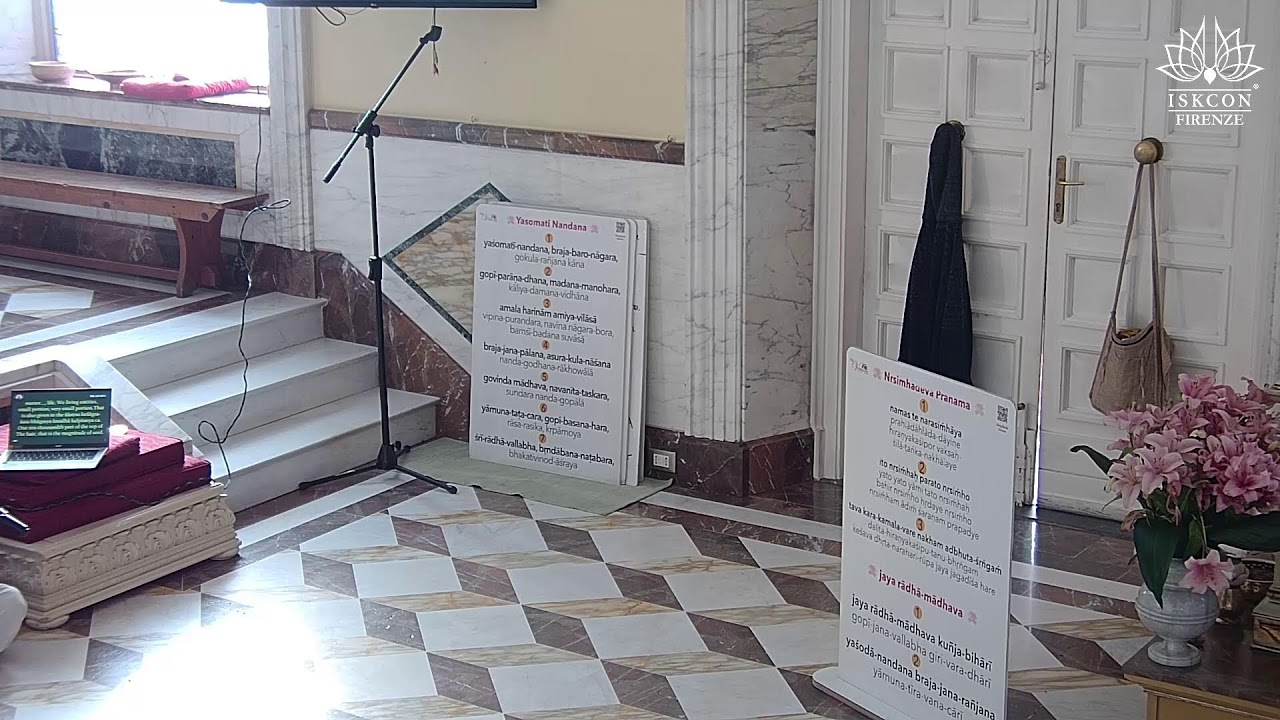 Live streaming di Villa Vrindavana ISKCON Live