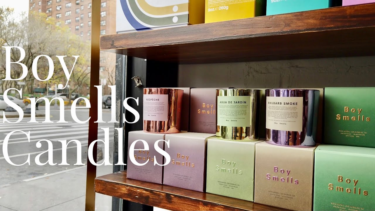 Boy Smells Candles