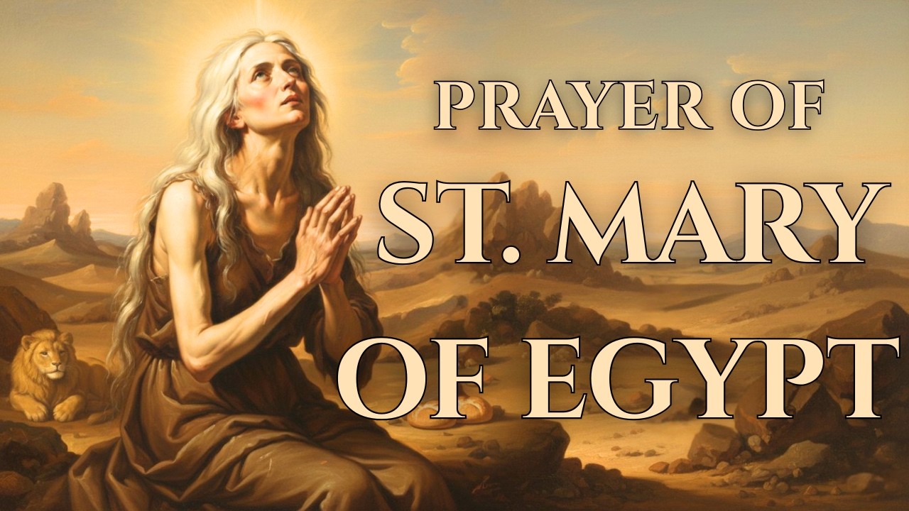 Prayer of St. Mary of Egypt &mdash; A Beautiful Prayer of Repentance for Lent
