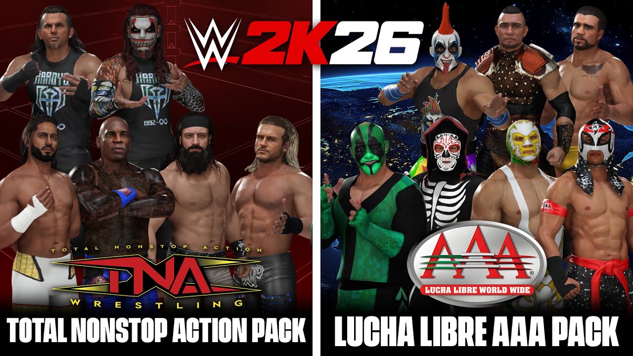 ¿Habrá un DLC de TNA y AAA en el WWE 2K26?