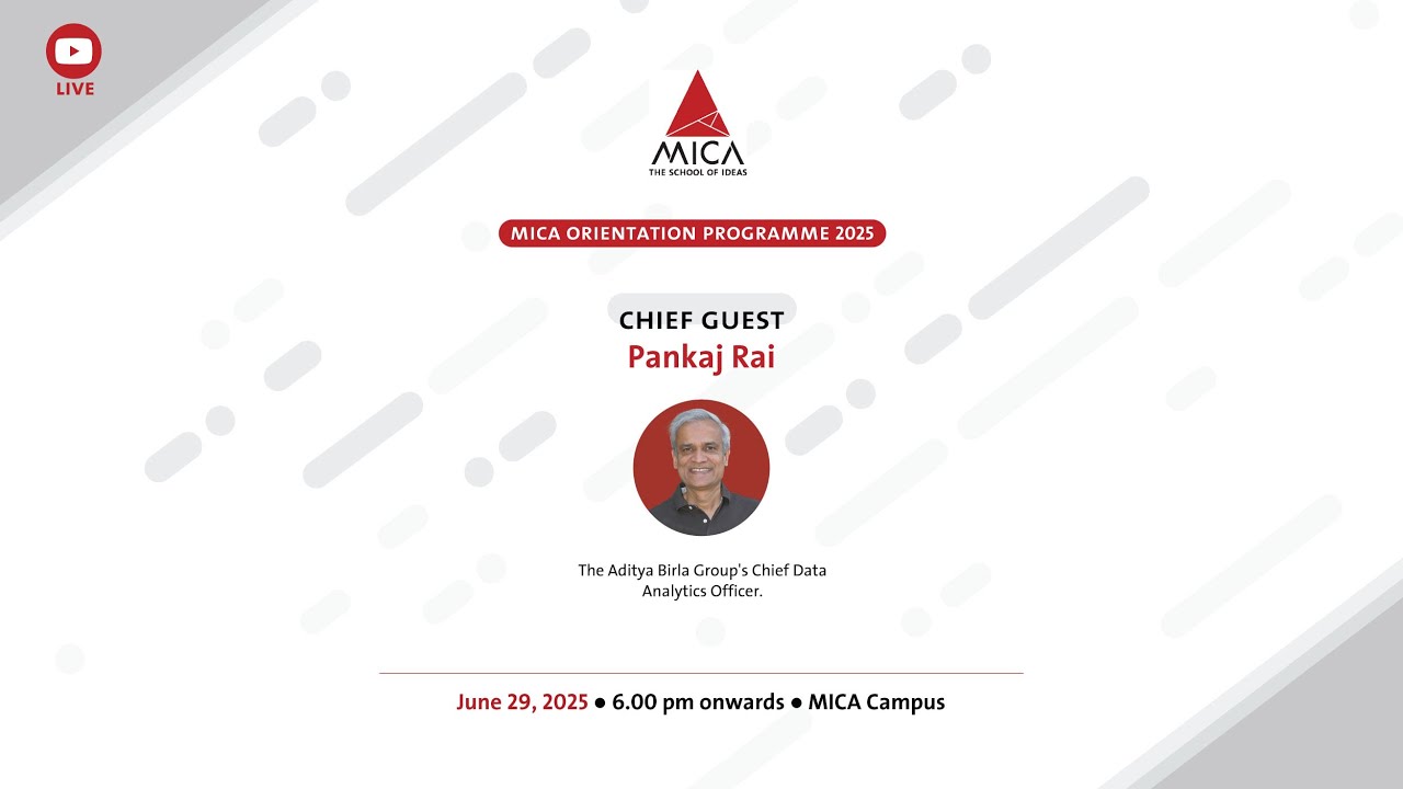MICA ORIENTATION PROGRAMME 2025. | MICA Ahmedabad