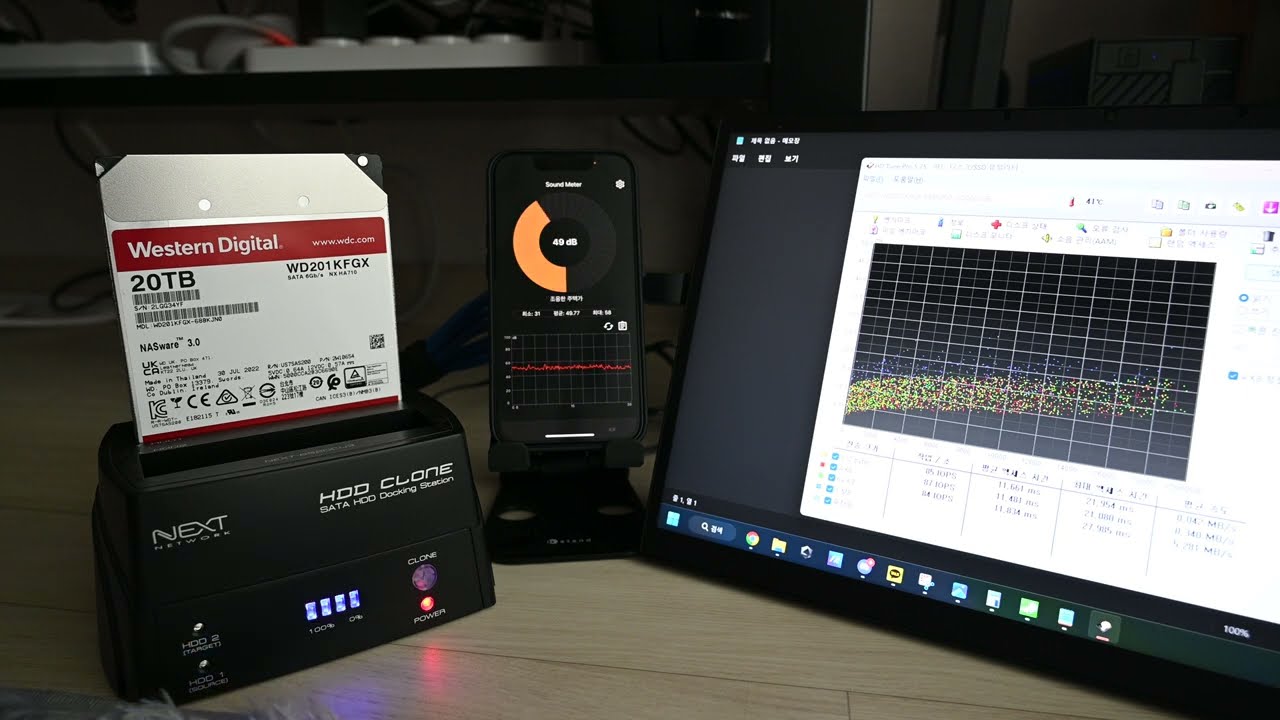 WD Red Pro 20TB (WD201KFGX) | Driving noise | (4K)