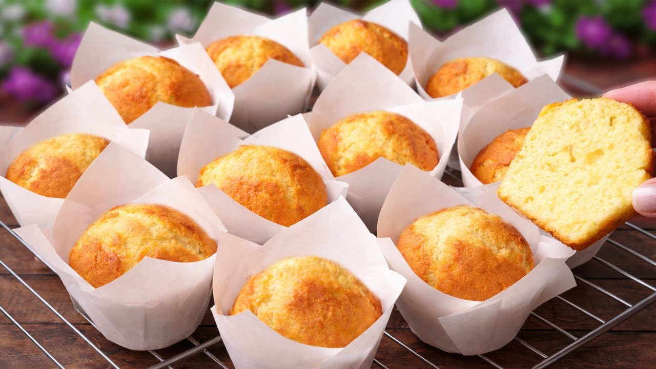 Fluffy Condensed Milk Cupcakes in 5 Minutes | Super Soft & Tall