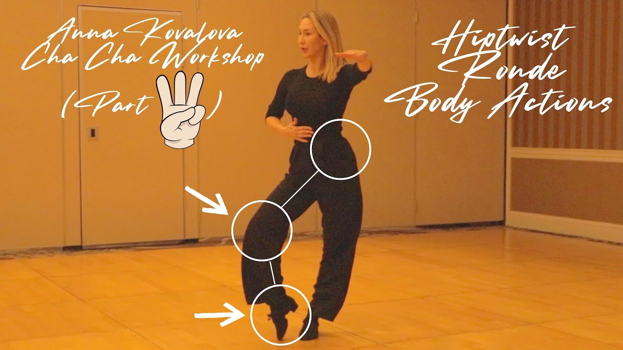 Anna Kovalova - Cha Cha Lesson - Hiptwist - Ronde - Body actions (Pt.3)