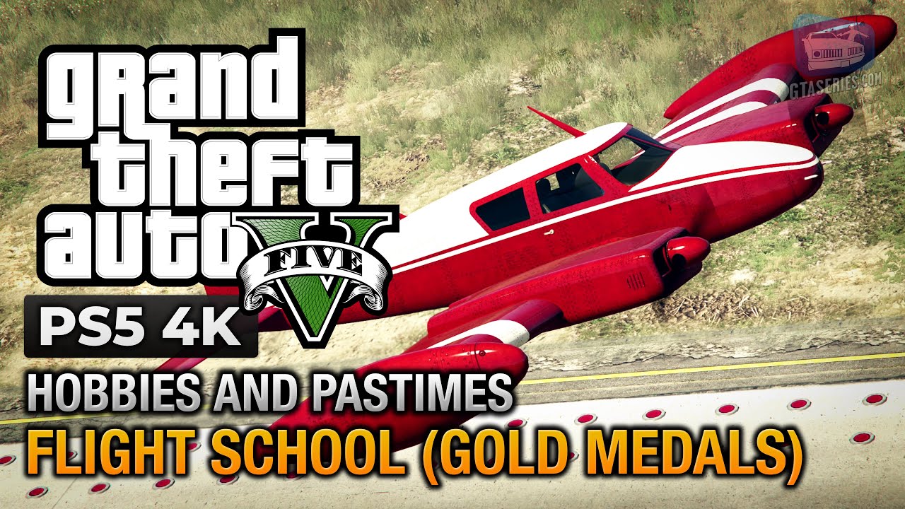 GTA 5 PS5 - San Andreas Flight School [Gold Medals]