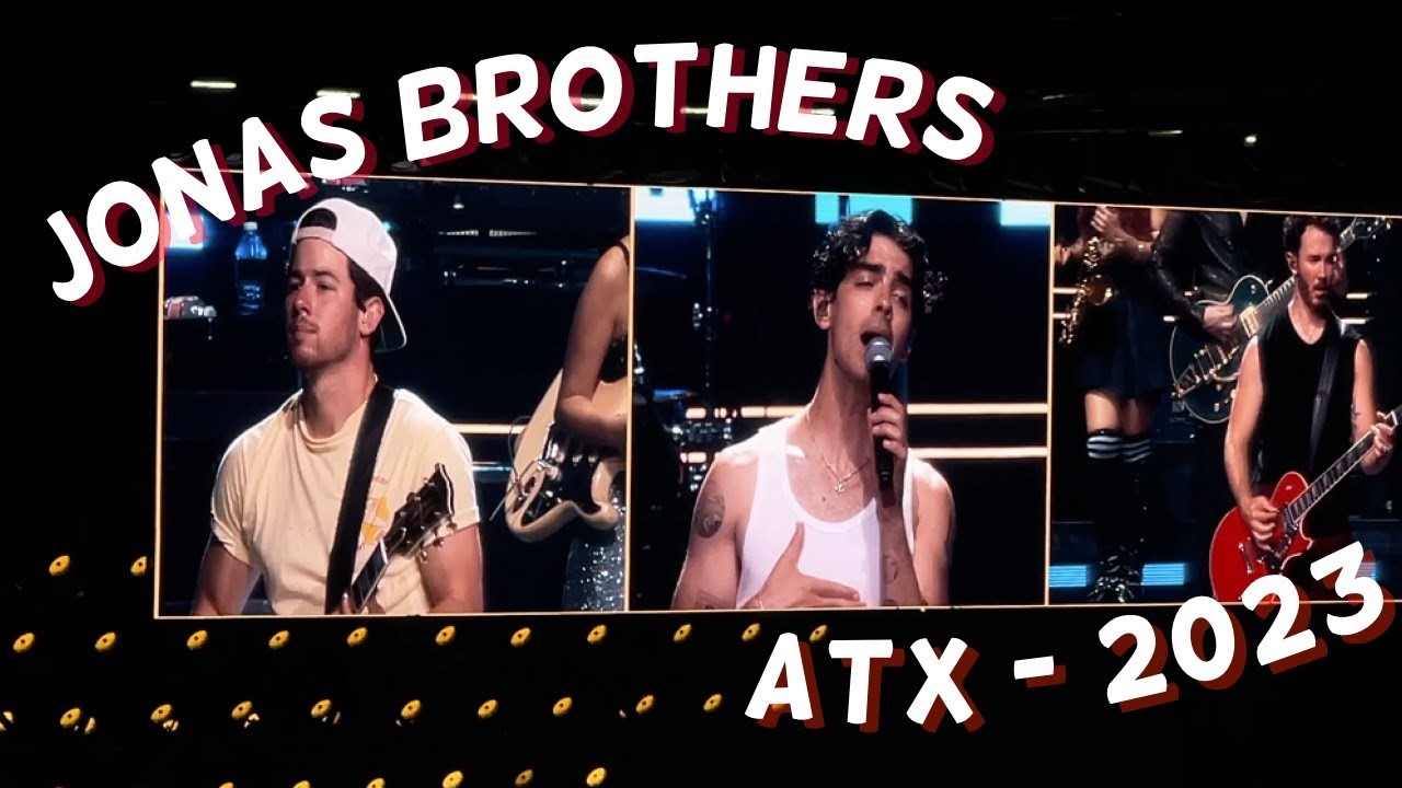 🎤✩ 🎧°｡🎹⸜✮ OUR OG BOYBAND: JONAS BROTHERS in AUSTIN, TX - concert vlog! (FULL CONCERT CLIPS)