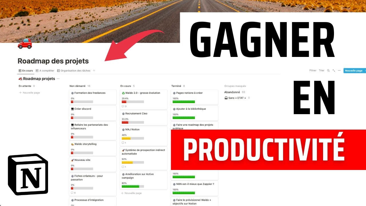 Créer un logiciel de gestion de projet - Notion tutoriel