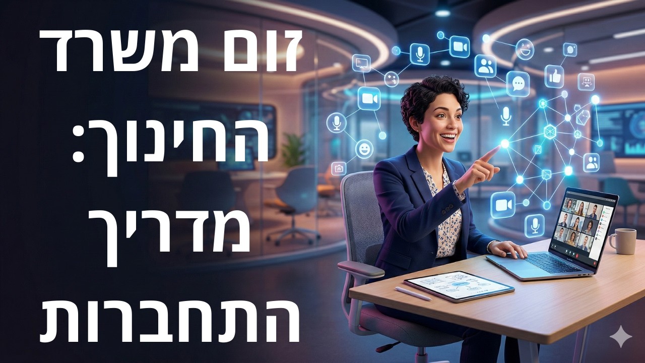 זום למורים: המדריך המלא להתחברות ארגונית ולינק קבוע