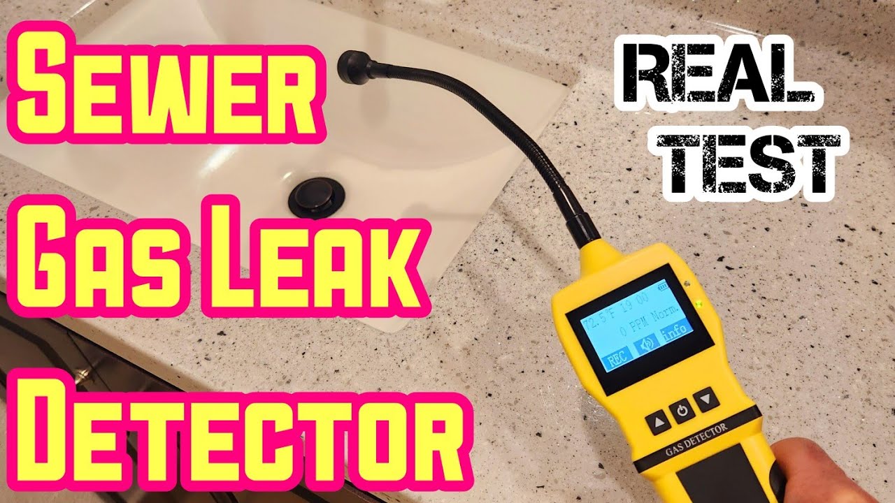Sewer Gas Leak Detector ⚠️Testing⚠️