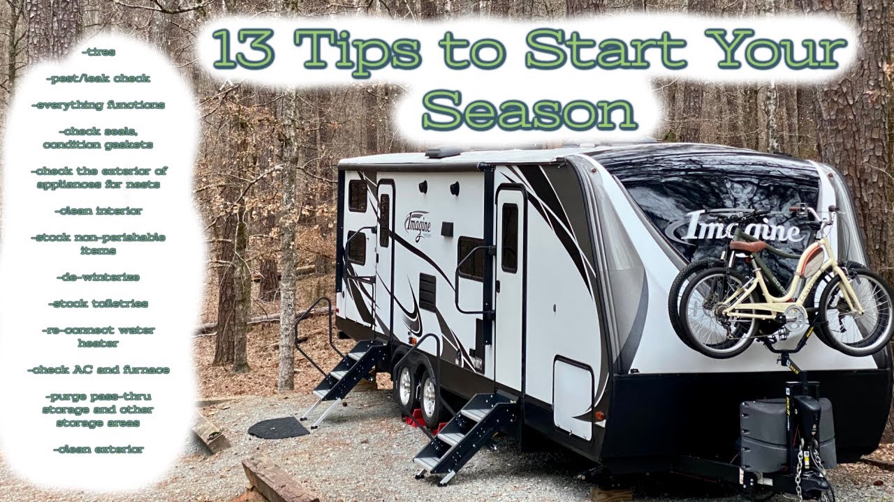 PREPPING THE RV FOR CAMPING SEASON: Our 13 Tips to Help You Hit the Road with Ease