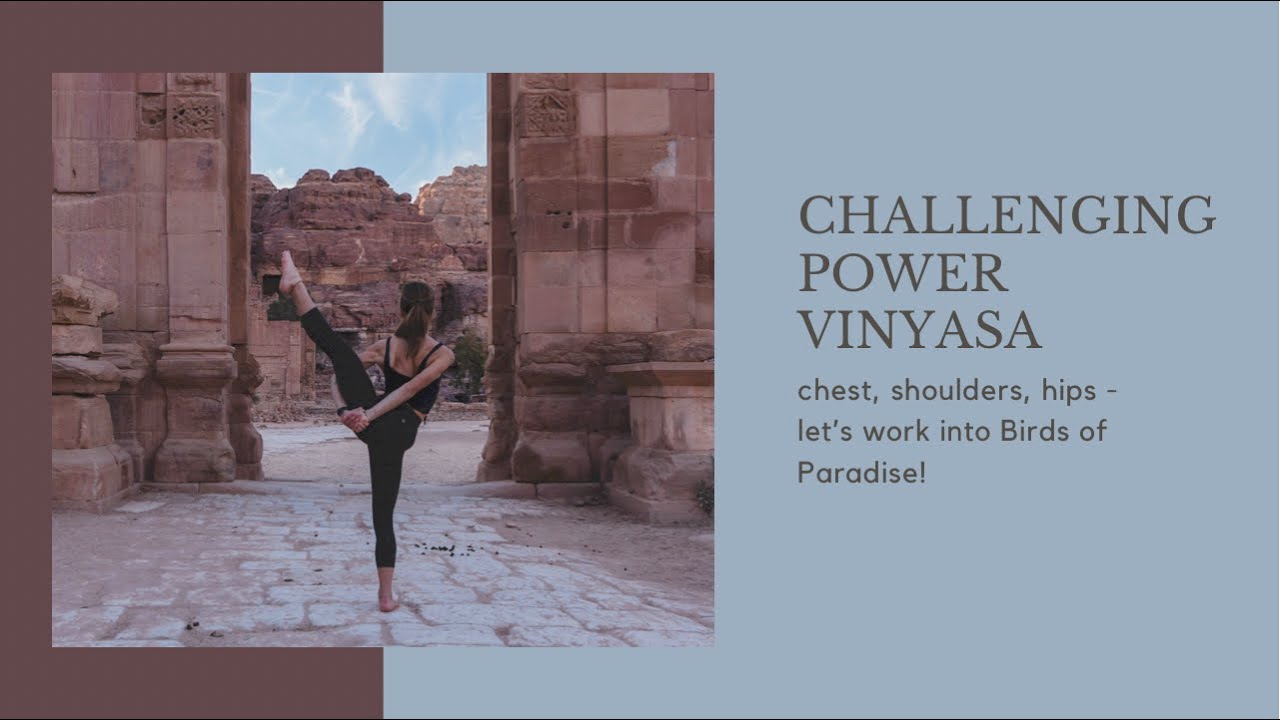 Intermediate-Advanced Yoga Flow | 1 Hour Yoga Class | Birds of Paradise Peak Pose