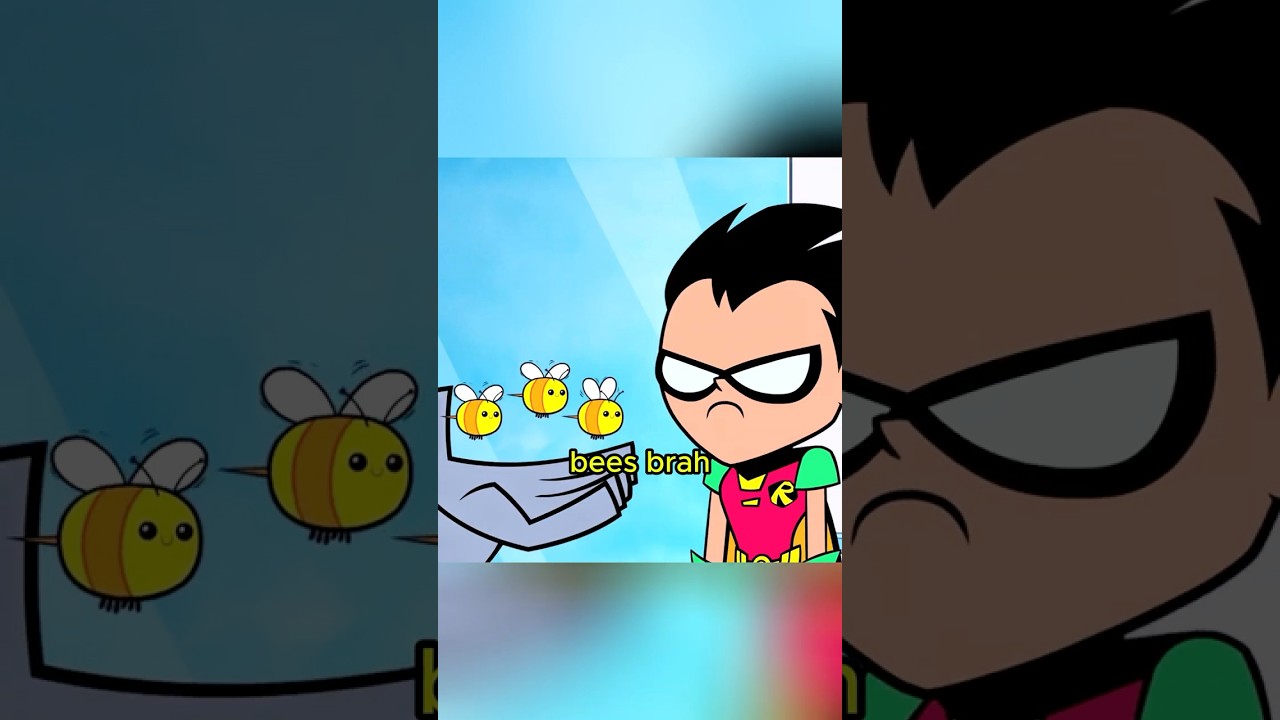 Robin HATES Beastboy's Bee Money! #reels #teentitansgo #dc #shorts #funny