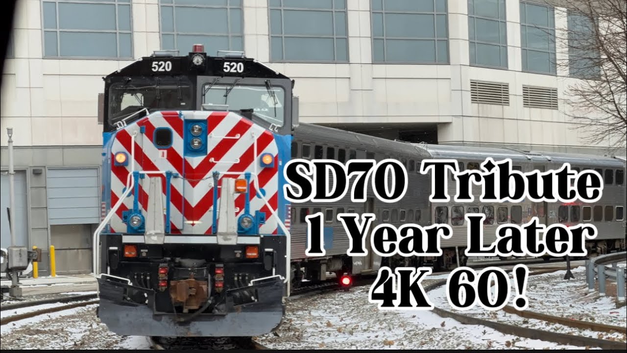 Railfaning Music: SD70MACH Tribute 1 Year Later (4K60)!