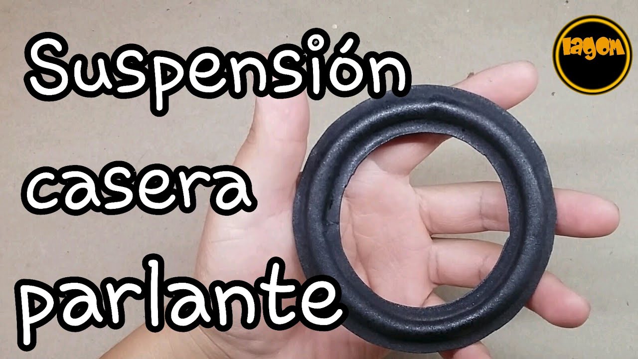 Suspensión casera para bocinas