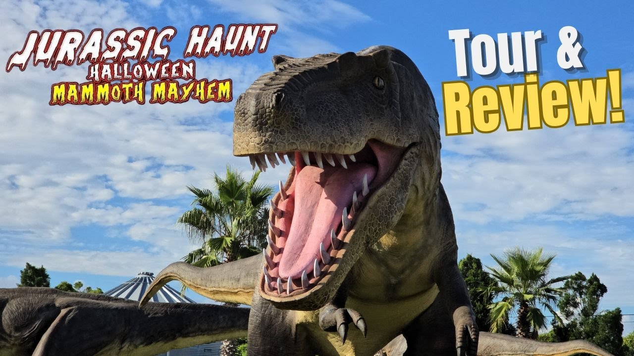 2025 Dinosaur World Jurassic Haunt: Mammoth Mayhem ПОЛНЫЙ тур и обзор!
