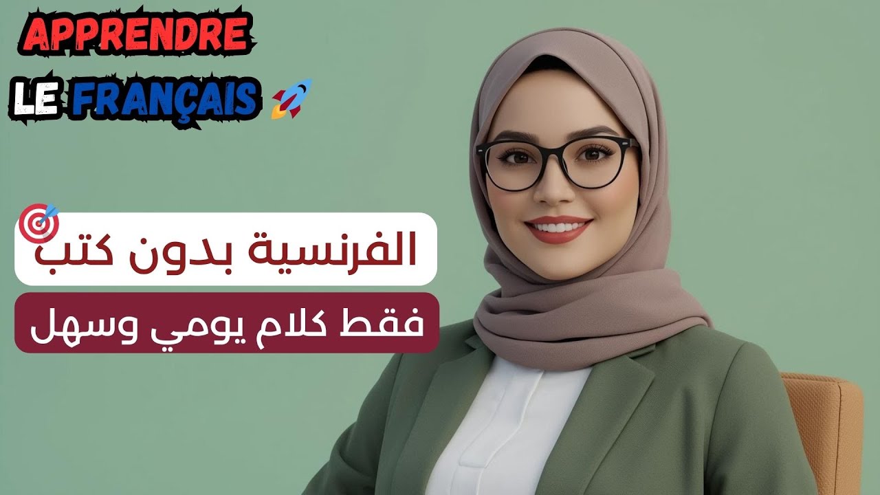 تعلّم الفرنسية: درس فرنسي عملي:جمل حياتية + نطق + ترجمة!