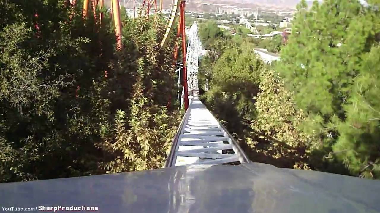 Revolution (HD POV) Six Flags Magic Mountain California