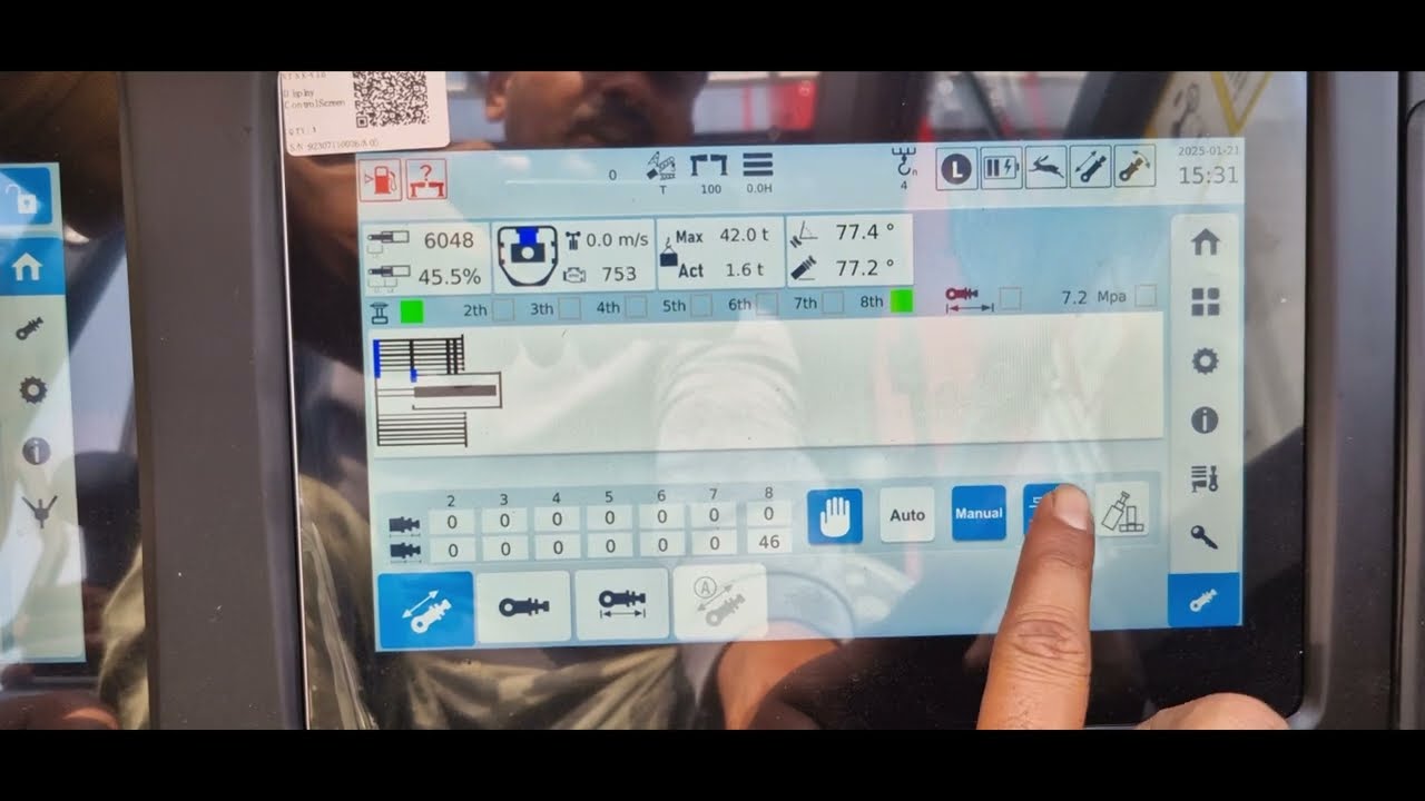 Sany SAC3000C-8 Manual mein tele kaise operate kare