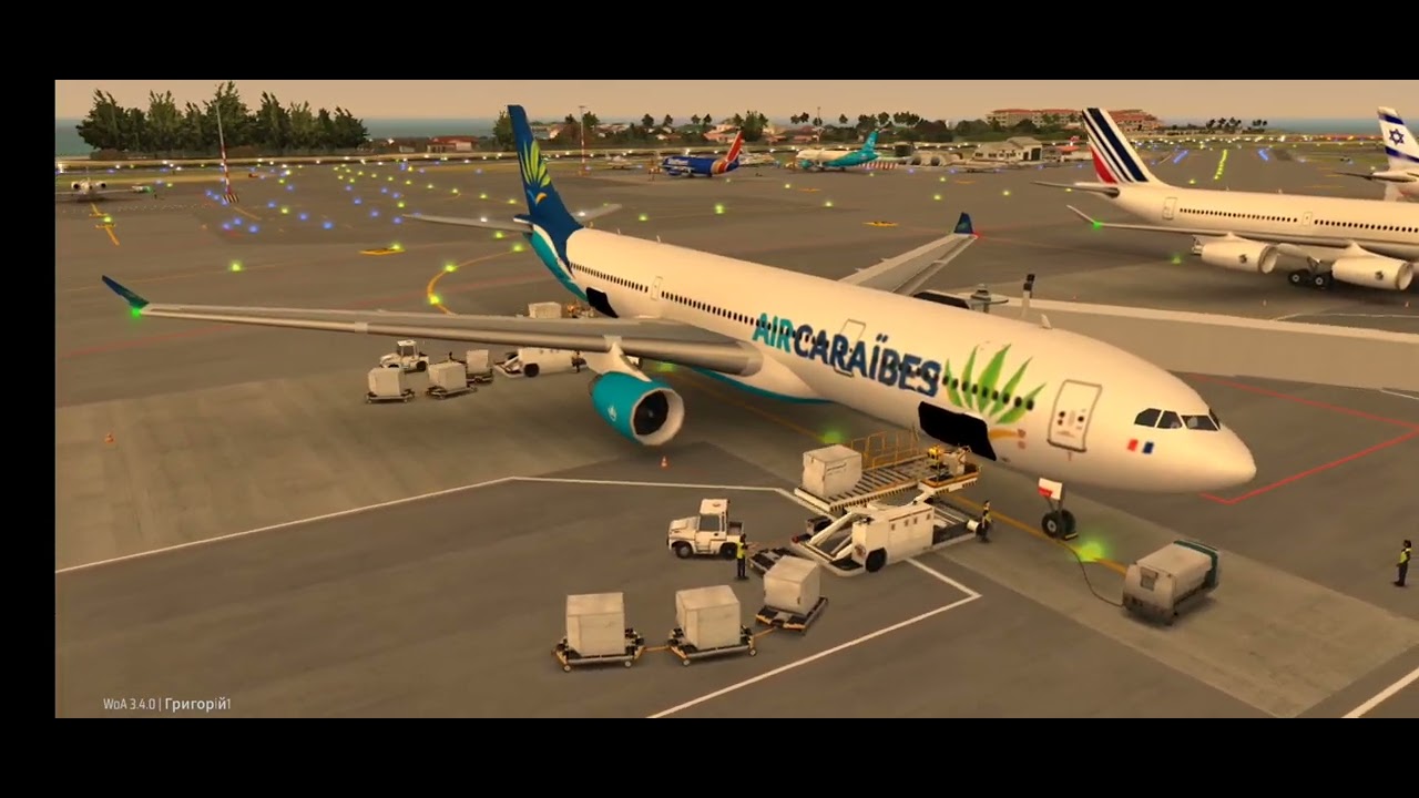AIRBUS ✈️ A333 🛩 AIR CARAIBES 🛫 Princess Juliana International Airport👸(SXM) 🛬 World of Airports 🌎