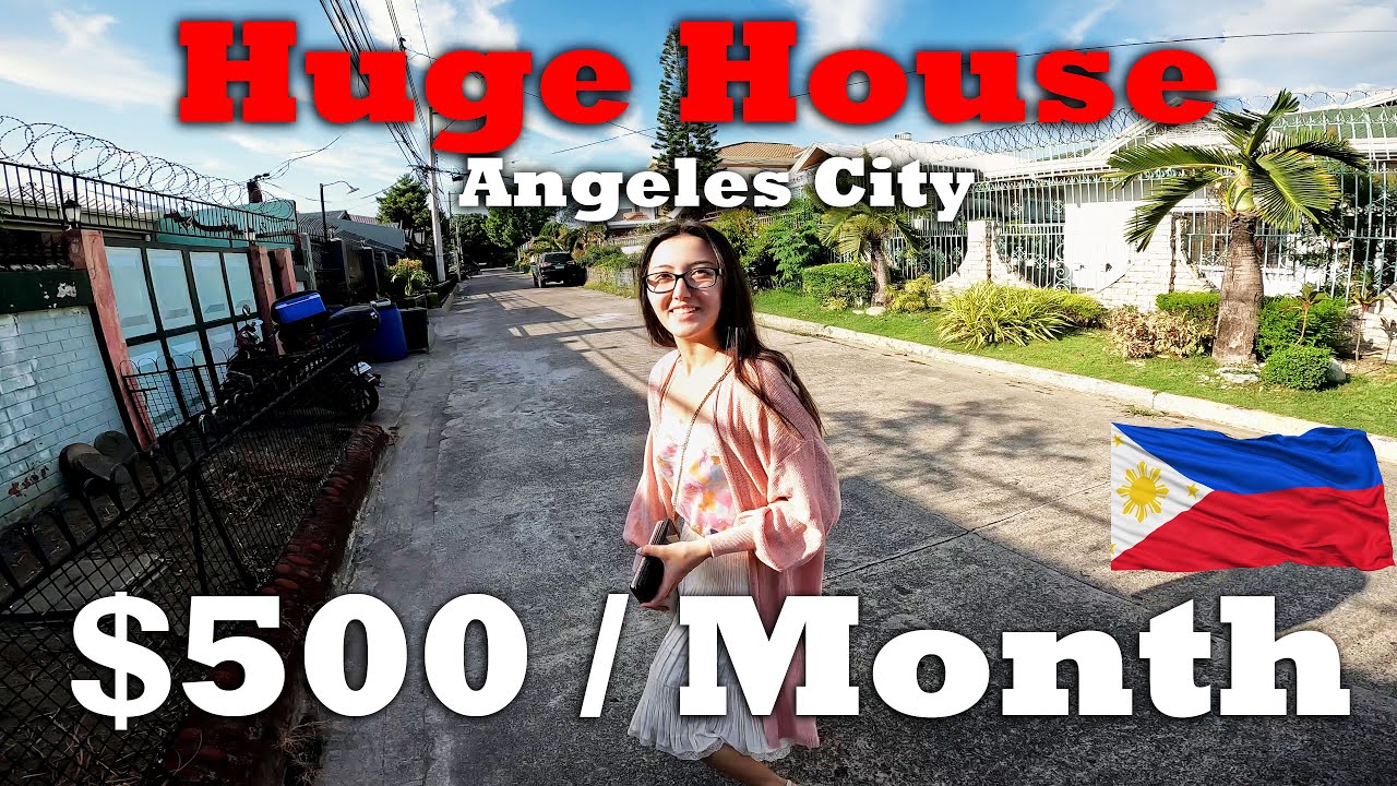 $500 Per Month House in Angeles City, A Few Blocks from Walking Street