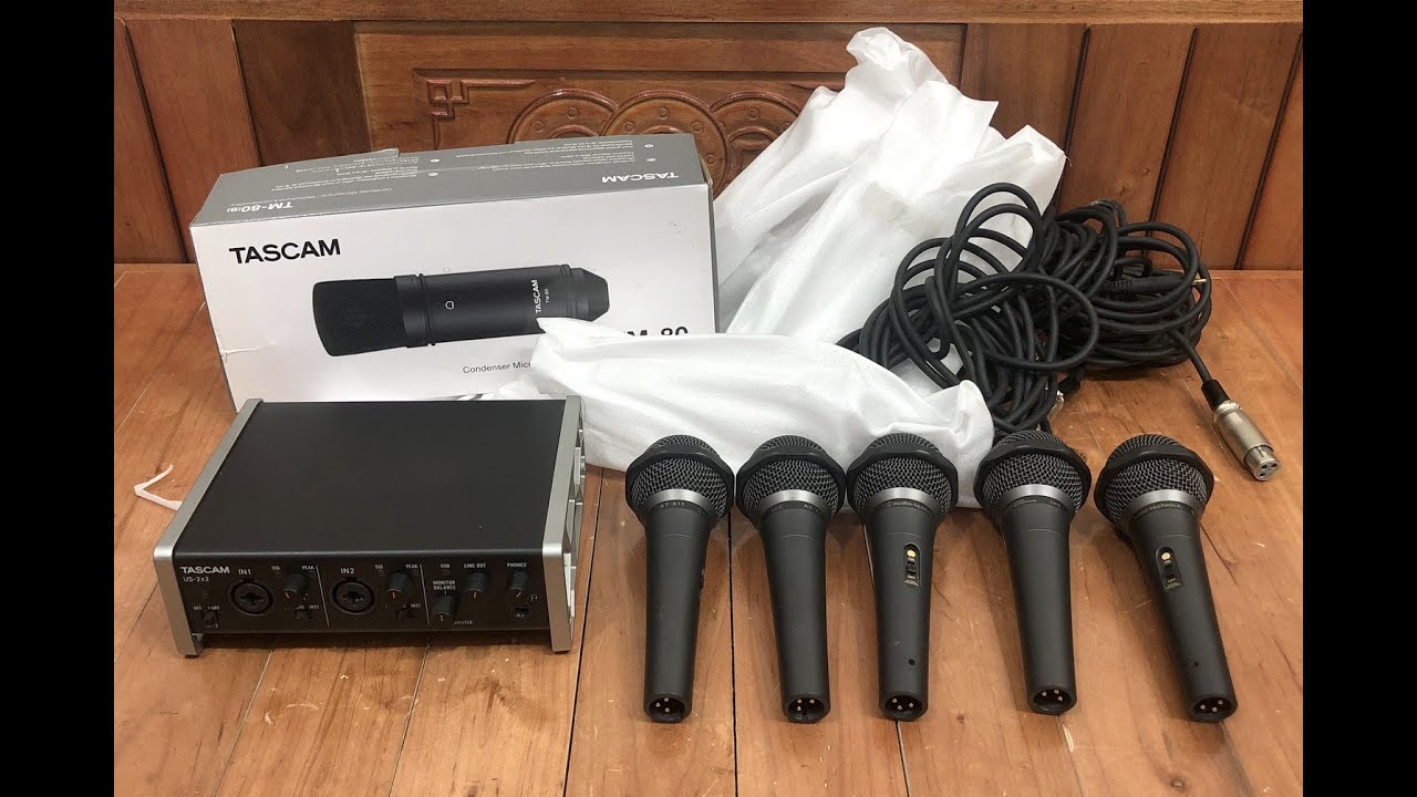 Micro Audio-Technica, Tascam. Sound card Tascam. ( GIÁ GHI Ở MÔ TẢ)