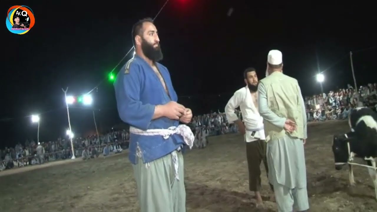 مسابقه گورش بسم‌الله پهلوان ولایت جوزجان  منصور پهلوان ولایت کندز عروسی عبدالرشید
