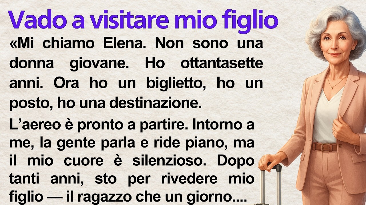 I Go to Visit My Son | Italian Story for Beginners | Level A1–A2 | Italiano Tales