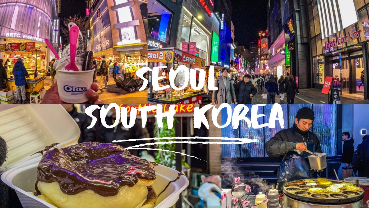 Myeongdong Walking Tour | Best Street Food & Shopping Spots in Seoul 🇰🇷