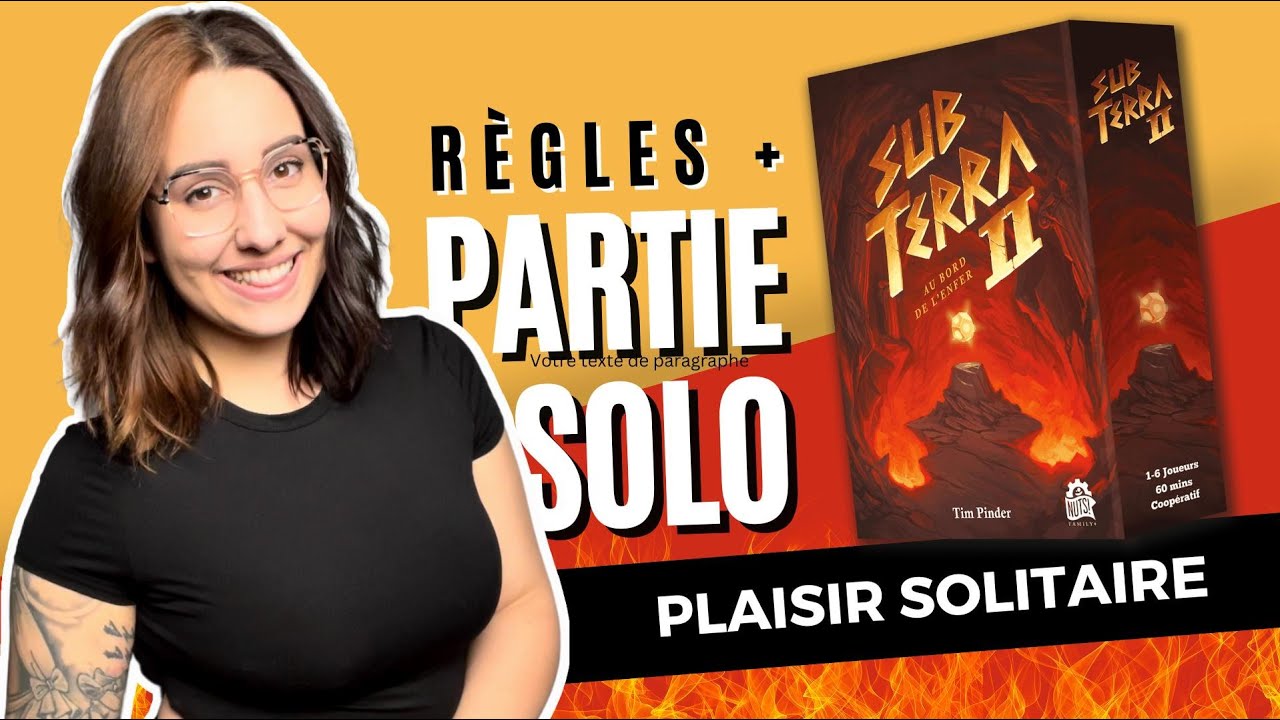 RÈGLES + PARTIE SOLO SUB TERRA II - NUTS PUBLISHING | Mes plaisirs solitaires
